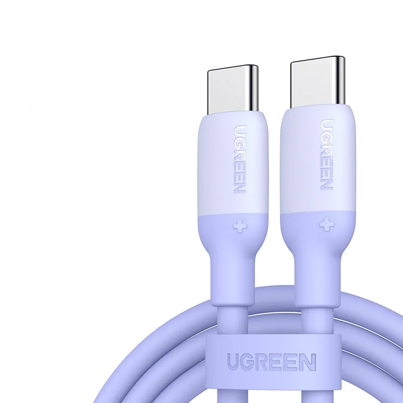60W USB-C to USB-C Fast Charging Liquid Silicone Cable - 22