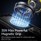 Magnetic Vacuum Suction Car Phone Mount with 360° Rotation