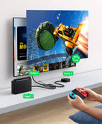 8K 60Hz HDMI 2.1 Switcher 2 In 1 Out