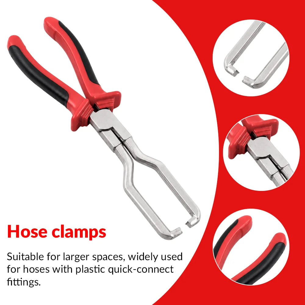 Automotive Hose Clamp Pliers Set for Fuel and Coolant Lines - 9