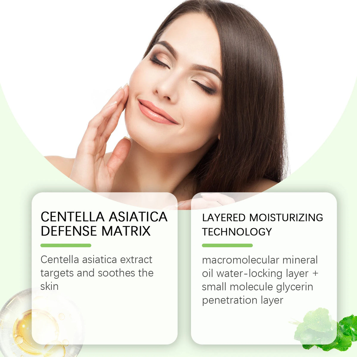 Centella Asiatica Soothing Facial Cream for Redness and Repair