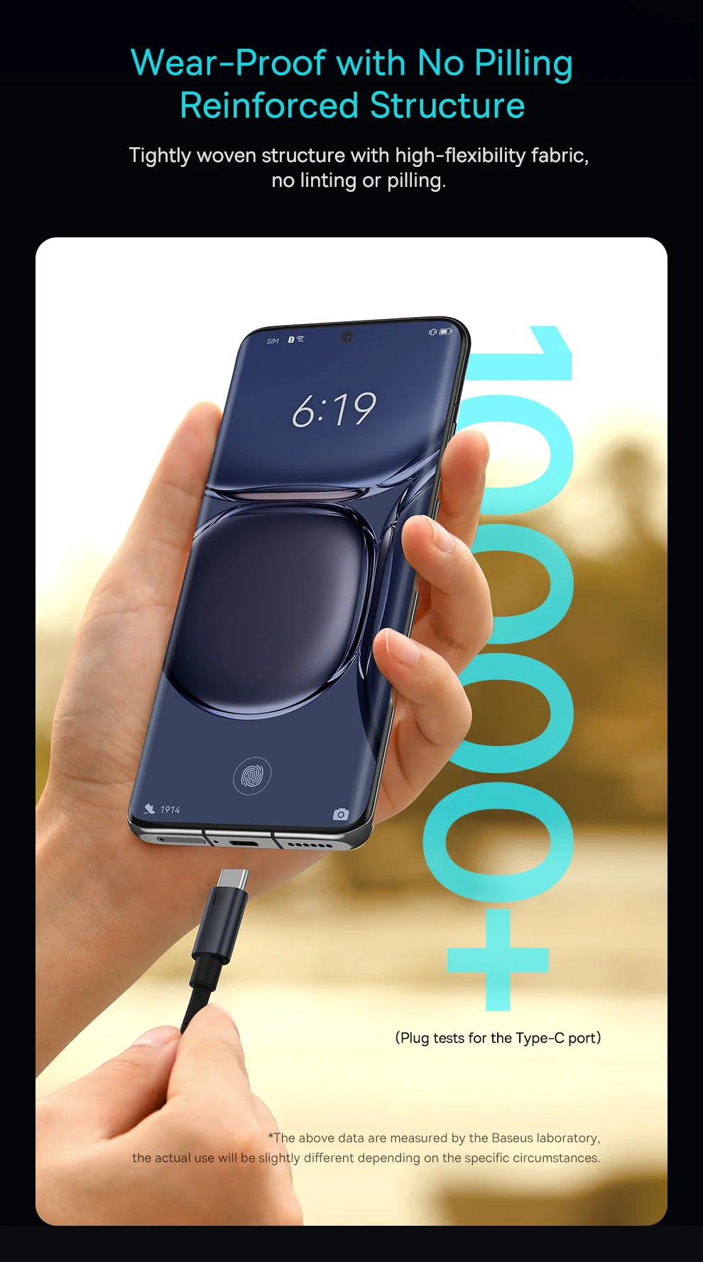 100W USB-C to USB-C Fast Charging Data Cable