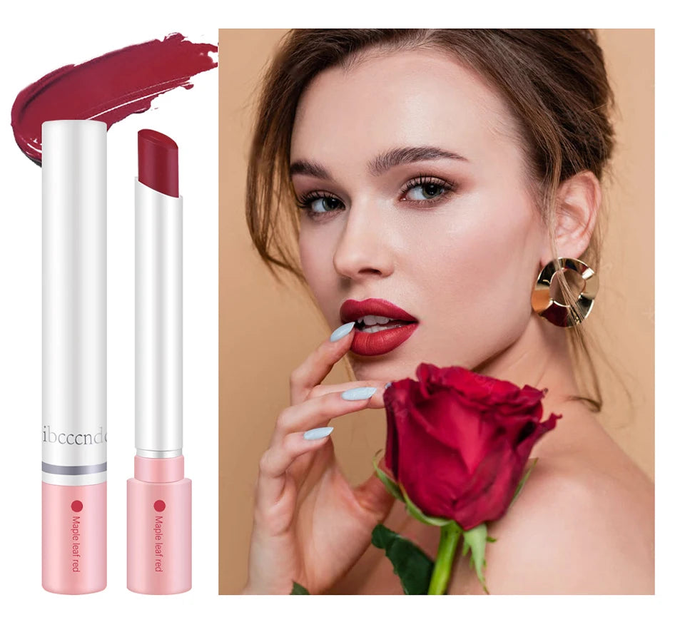 Matte Lipstick Set with Creative Cigarette Design