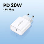 20W USB-C PD Fast Wall Charger for Smartphones and Tablets