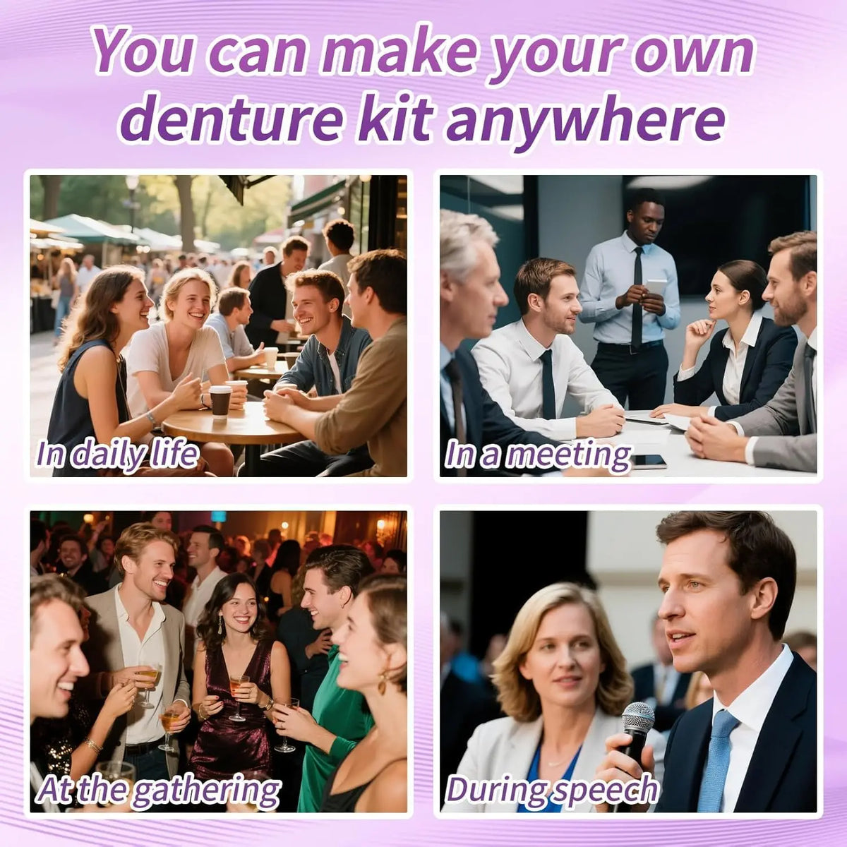 Silicone Cosmetic Dentures for Smile Enhancement