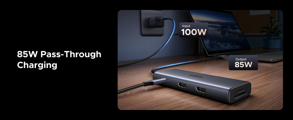 9-in-1 USB-C Docking Station with Dual 4K 60Hz HDMI Ports