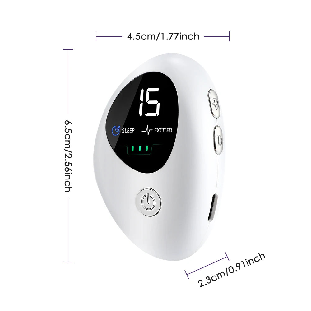 Microcurrent Handheld Sleep Aid Device for Stress and Anxiety