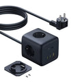 67W GaN Fast Charger Power Strip with 3 AC Outlets and USB Ports