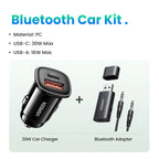 2-in-1 Bluetooth 5.1 Car Transmitter and Receiver Adapter