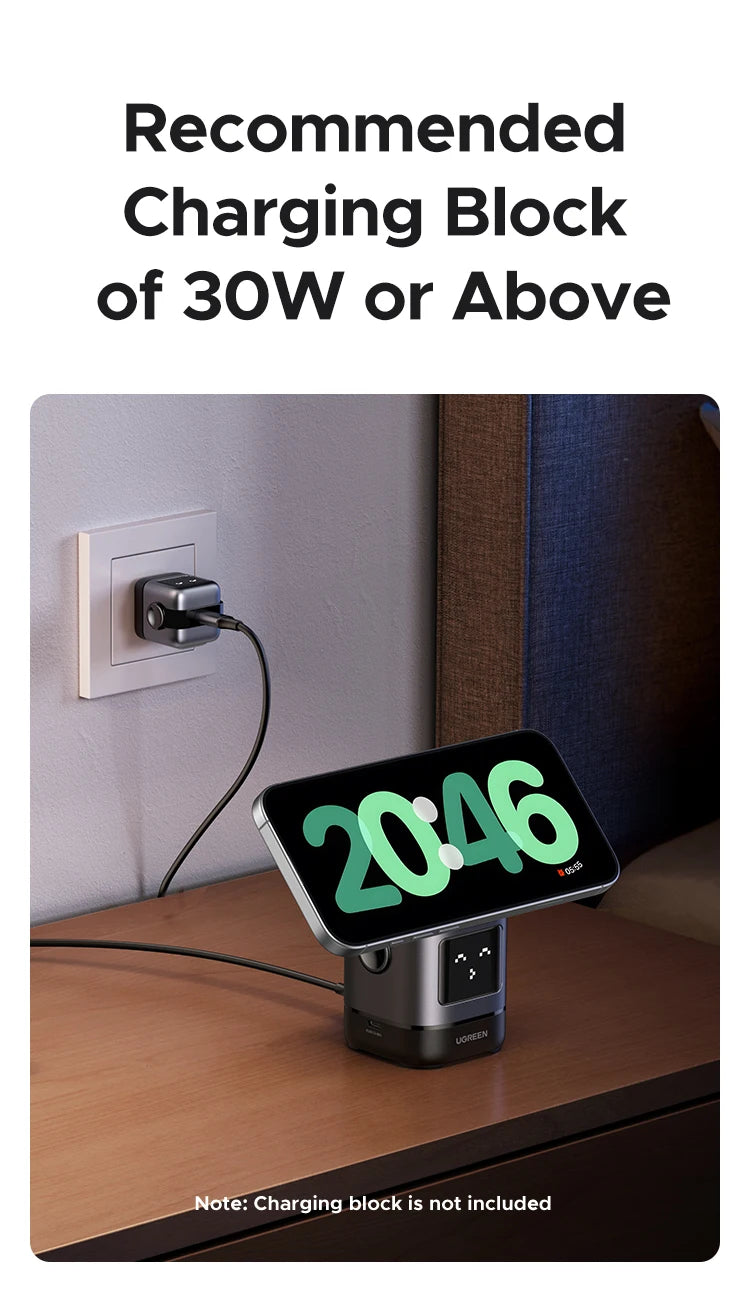 2-in-1 Qi2 15W Magnetic Wireless Charging Stand