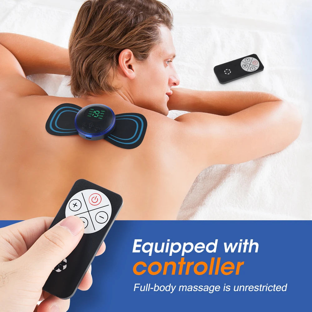 Portable Electric Muscle Massage Patch with Remote - 12