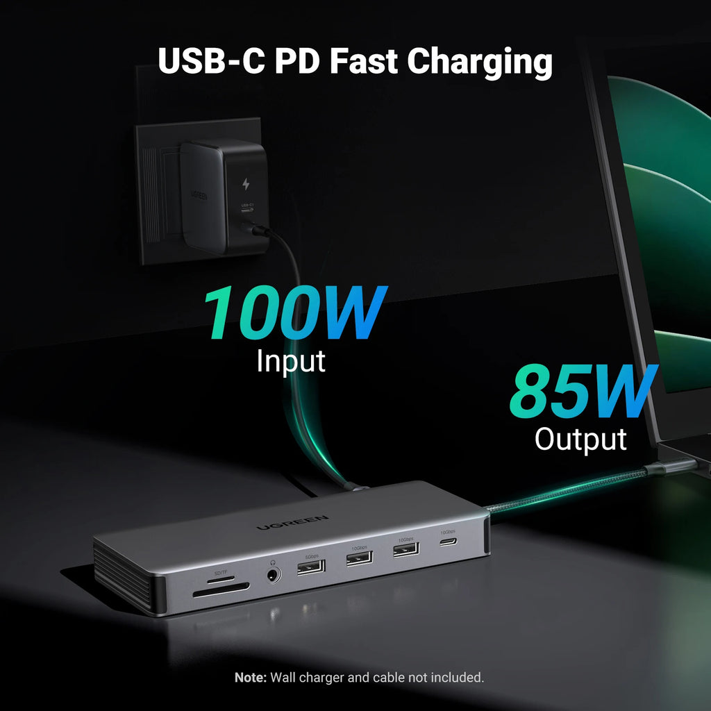 13-in-1 Triple Display USB-C Docking Station with 4K 60Hz Support