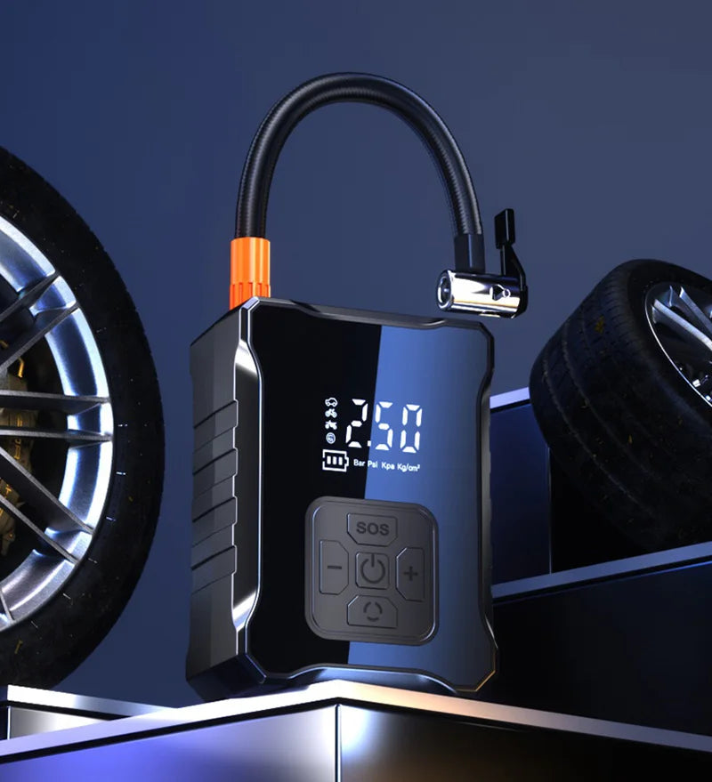 150PSI Portable Cordless Electric Tire Inflator Air Compressor Pump
