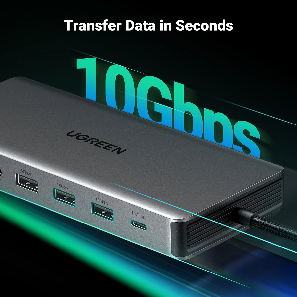 13-in-1 Triple Display USB-C Docking Station with 4K 60Hz HDMI