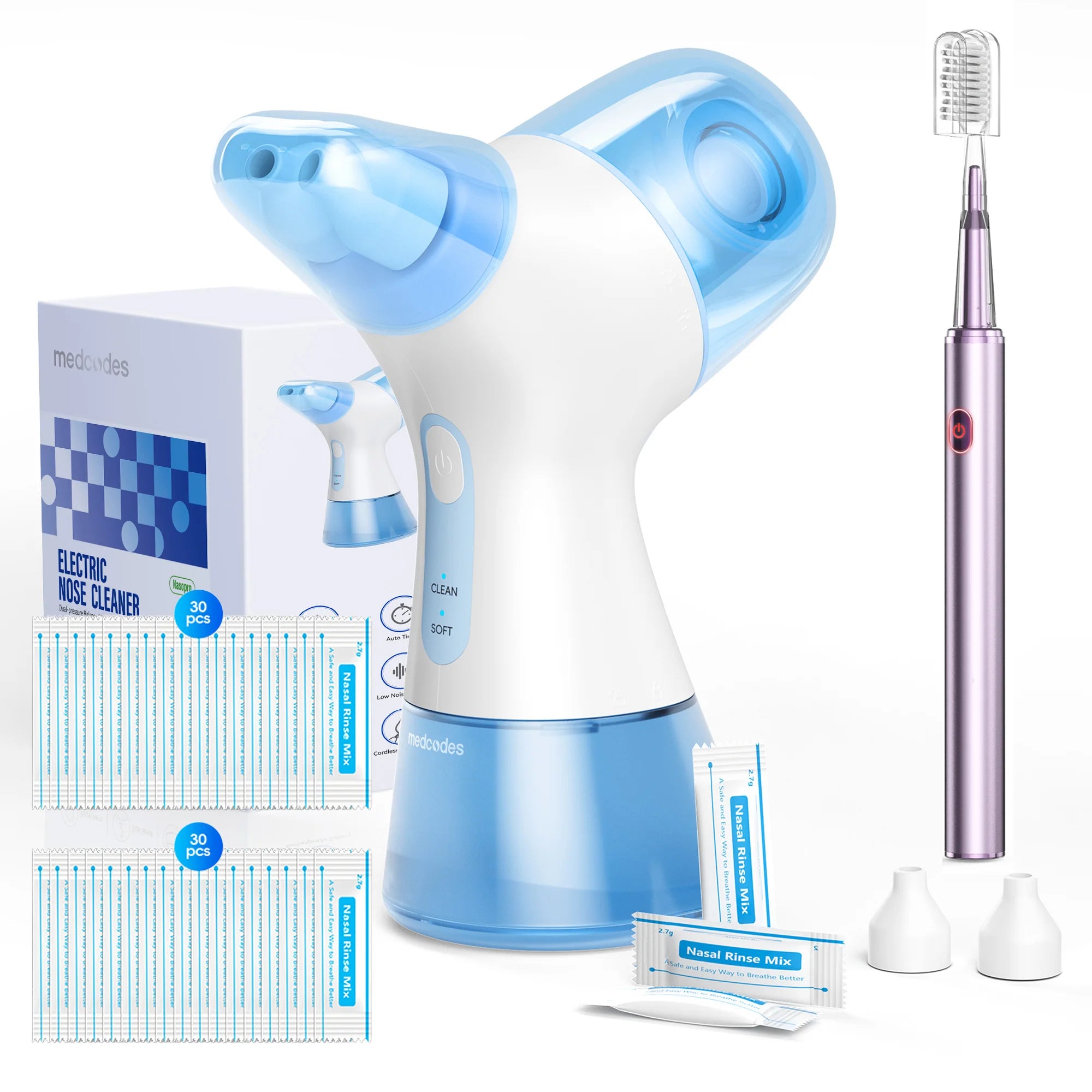 Electric Nasal Irrigation and Oral Care Cleaning System - 28