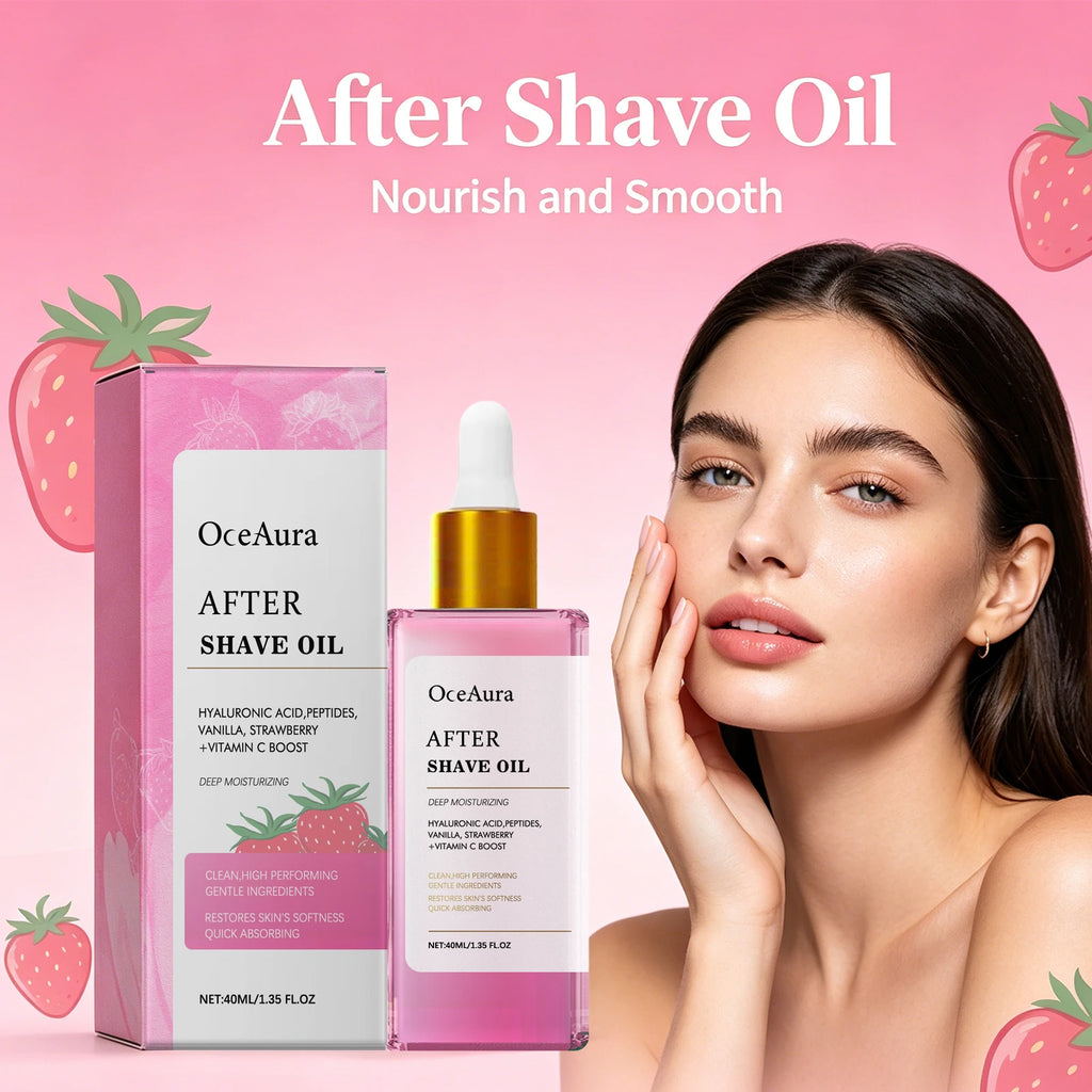 Soothing Strawberry After Shave Oil for Women