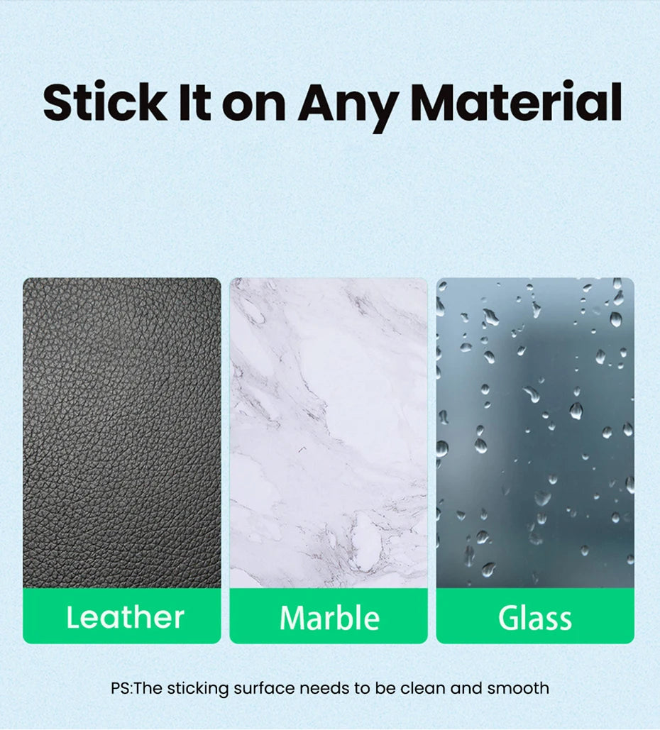 Self-Adhesive Wall and Car Hooks for Cable Management