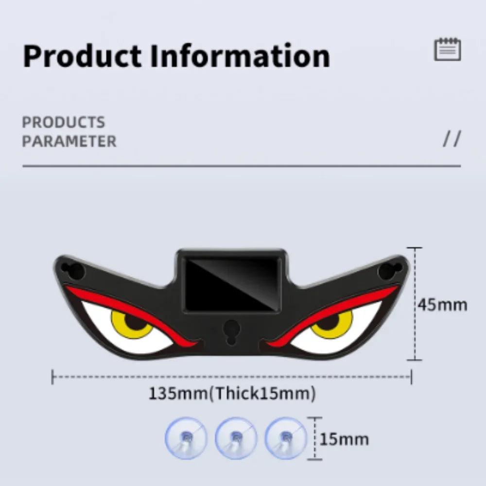 Solar Demon Eye LED Car Window Atmosphere Light - 5