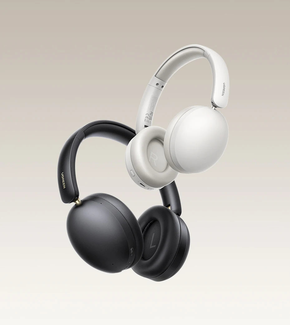 Wireless Bluetooth 5.4 Over-Ear Headphones with 80H Playtime