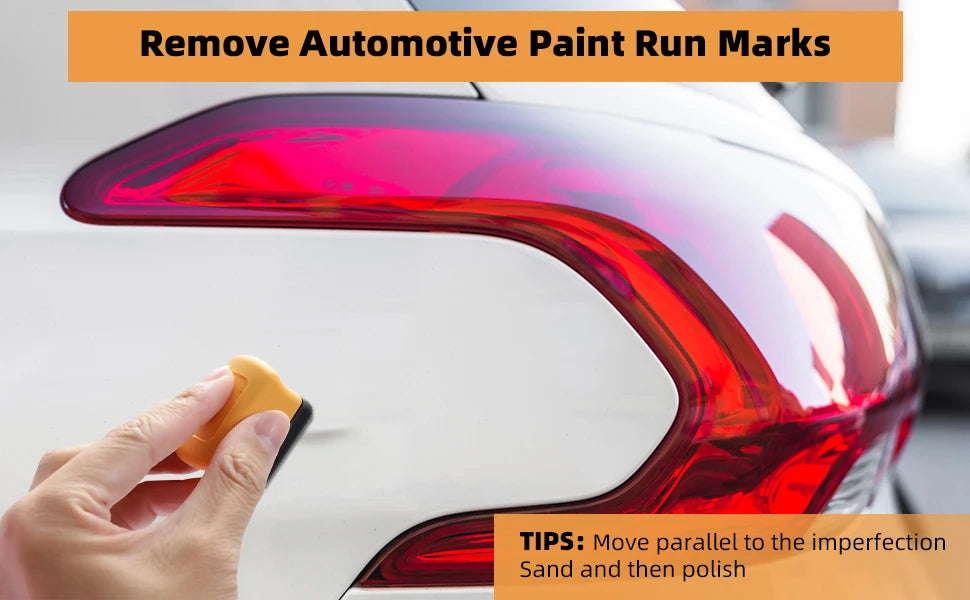 Manual Denibbing File for Paint Imperfection Removal