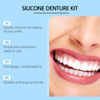 Comfortable Silicone Denture Set for Natural Smile Restoration