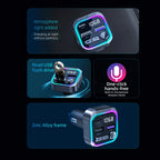 Bluetooth 5.3 FM Transmitter Car Radio Modulator PD and QC3.0 Charger