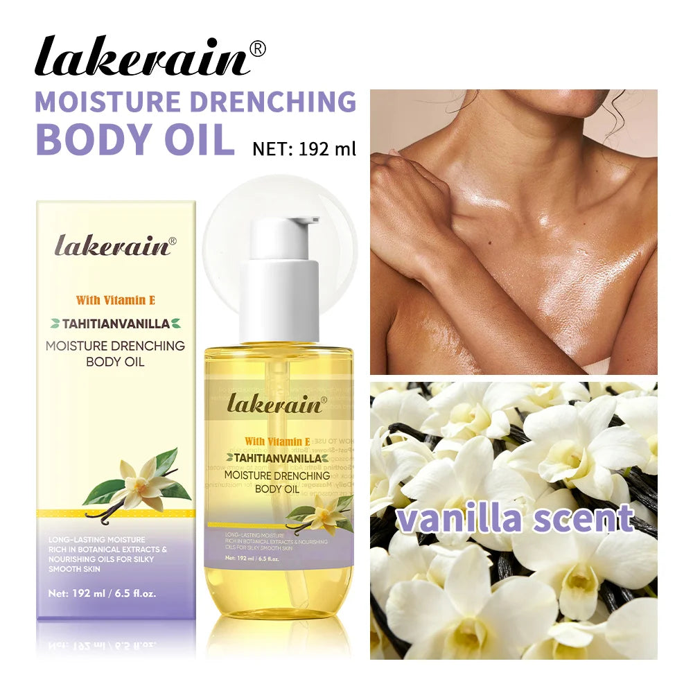 Moisture Drenching Vanilla Body Oil for Dry Skin - 20
