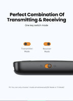 2-in-1 Bluetooth 5.0 Transmitter and Receiver for Car and Home Audio