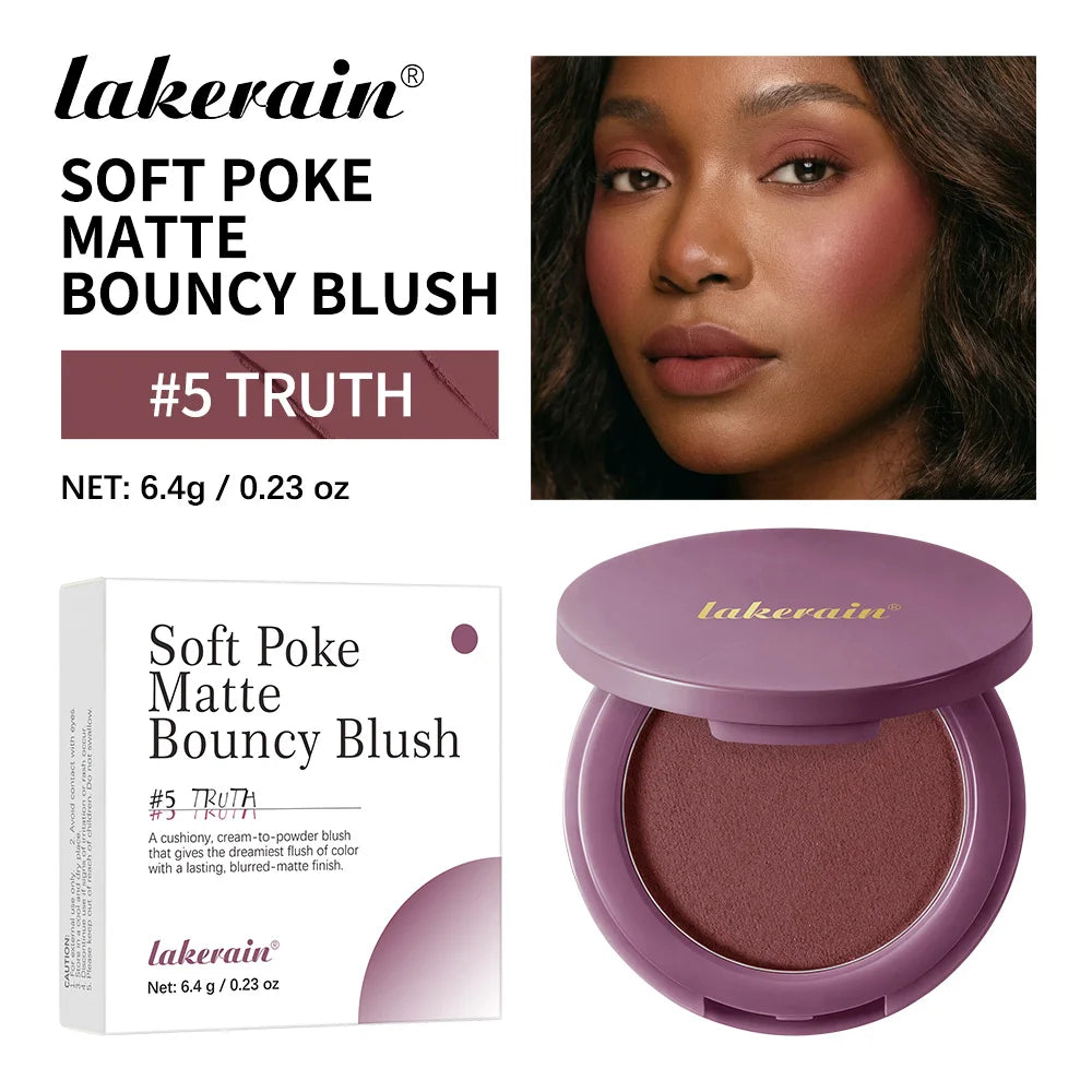 Matte Cream-to-Powder Bouncy Blush for Natural Flush - 27