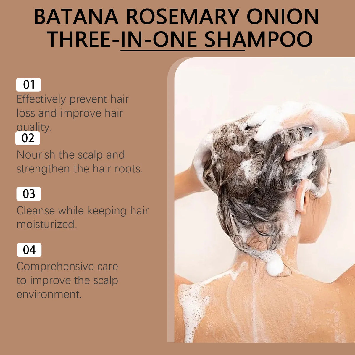 Strengthening Hair Growth and Anti-Dandruff Shampoo