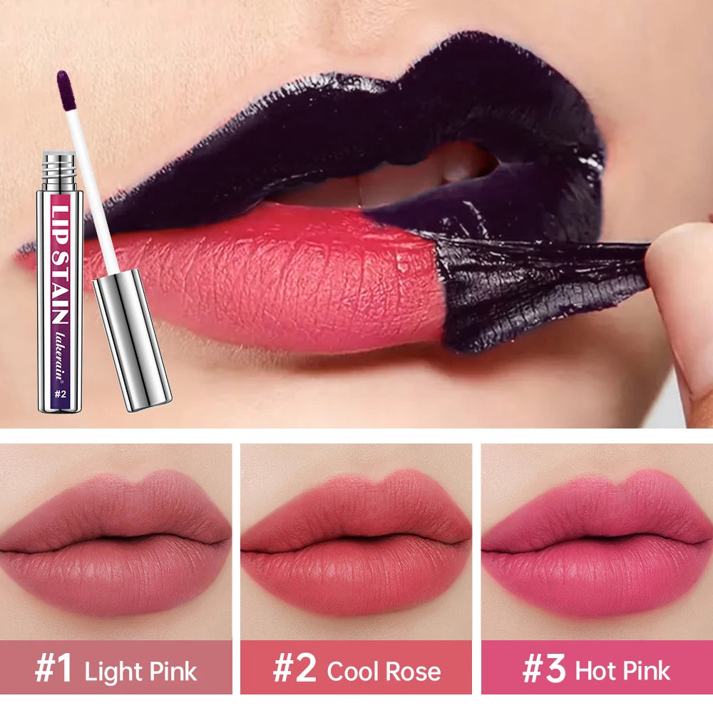 Peel-Off Long-Lasting Waterproof Lip Stain - 2