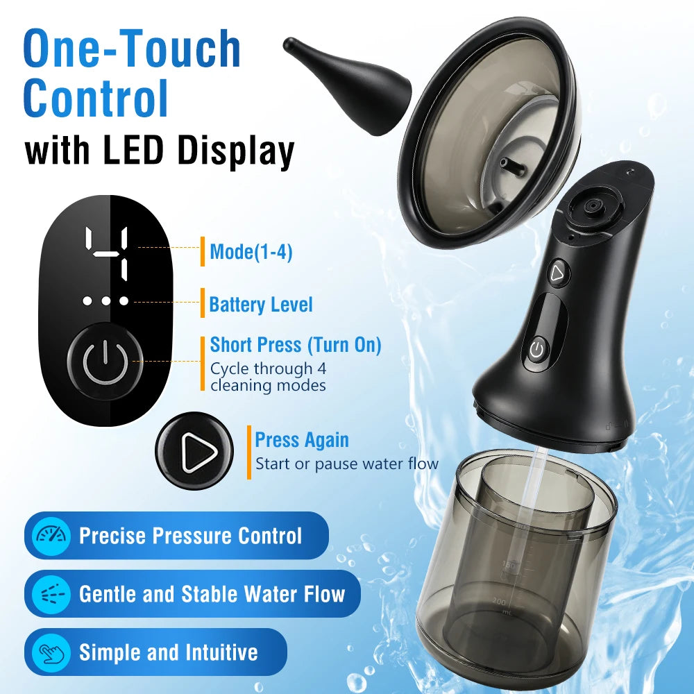 Electric Ear Wax Removal Irrigation Kit with LED Display - 11
