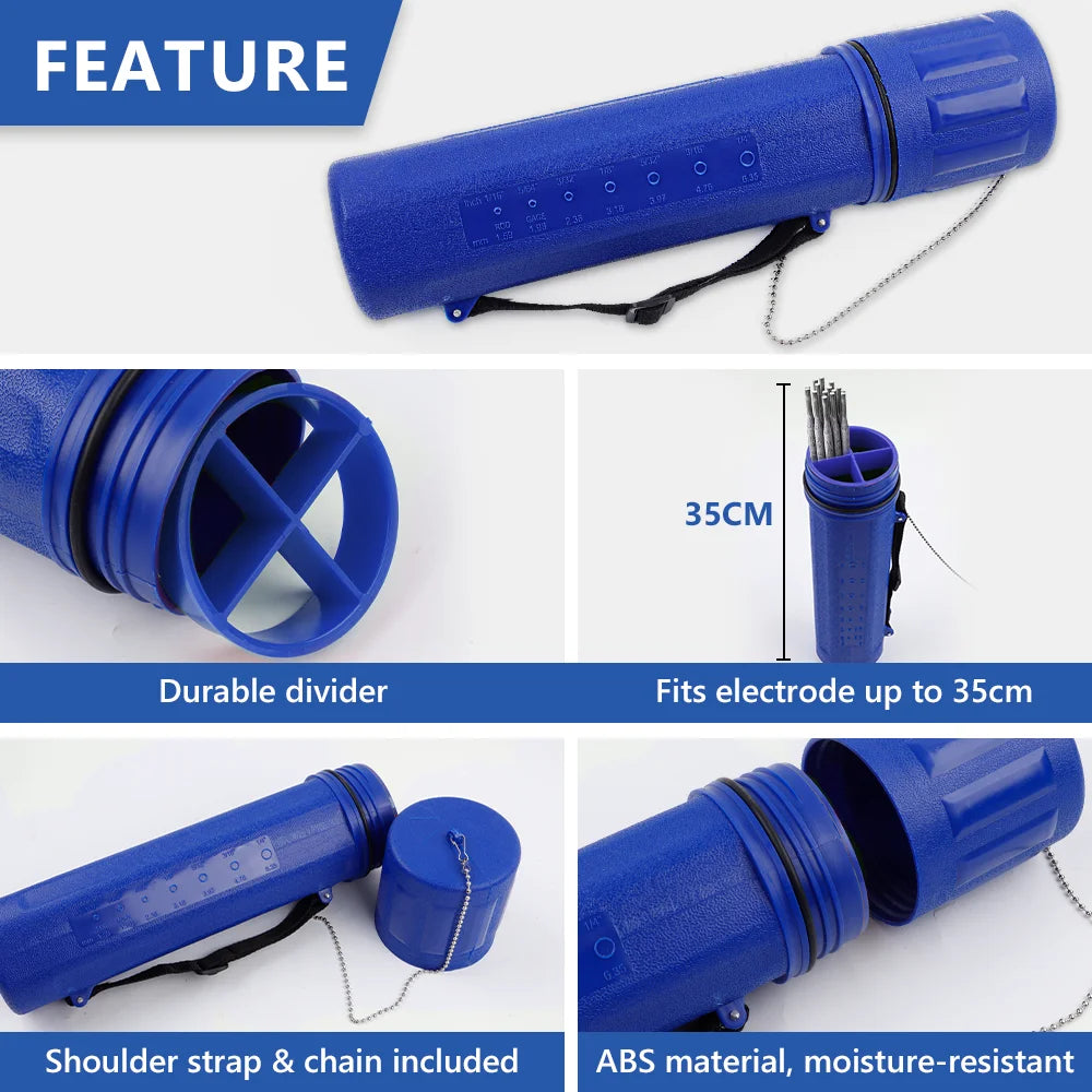 Portable Welding Rod Storage Tube for 35cm Electrodes