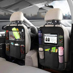 Car Seat Back Organizer with Tablet Holder and Storage Pockets