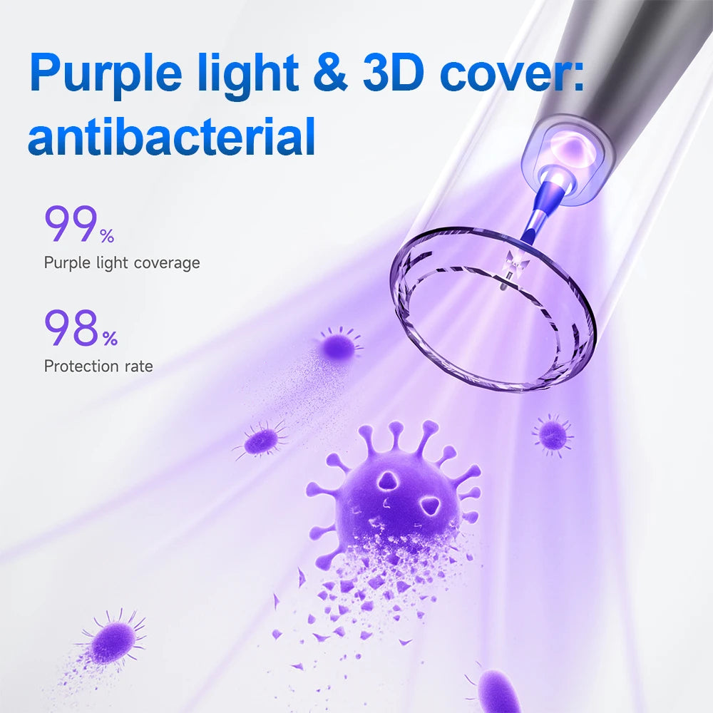 Visual Ultrasonic Dental Scaler with HD Camera for Plaque Removal