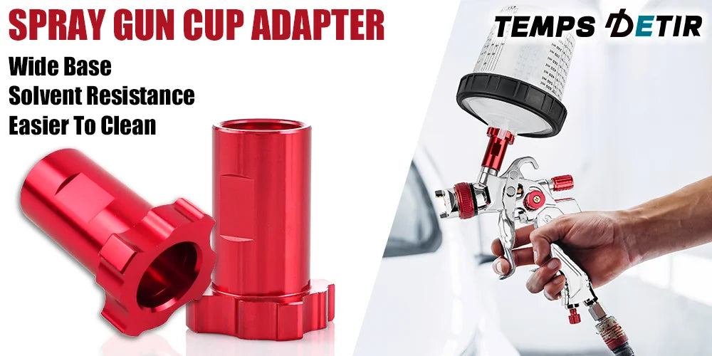 Spray Gun Cup Adapter 16mm Thread 1.5mm Pitch - 6