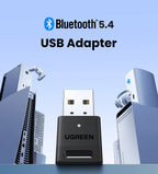 USB Bluetooth 5.4 Adapter for PC Wireless Connectivity