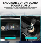 Bluetooth 5.1 Car FM Transmitter and Wireless Audio Receiver