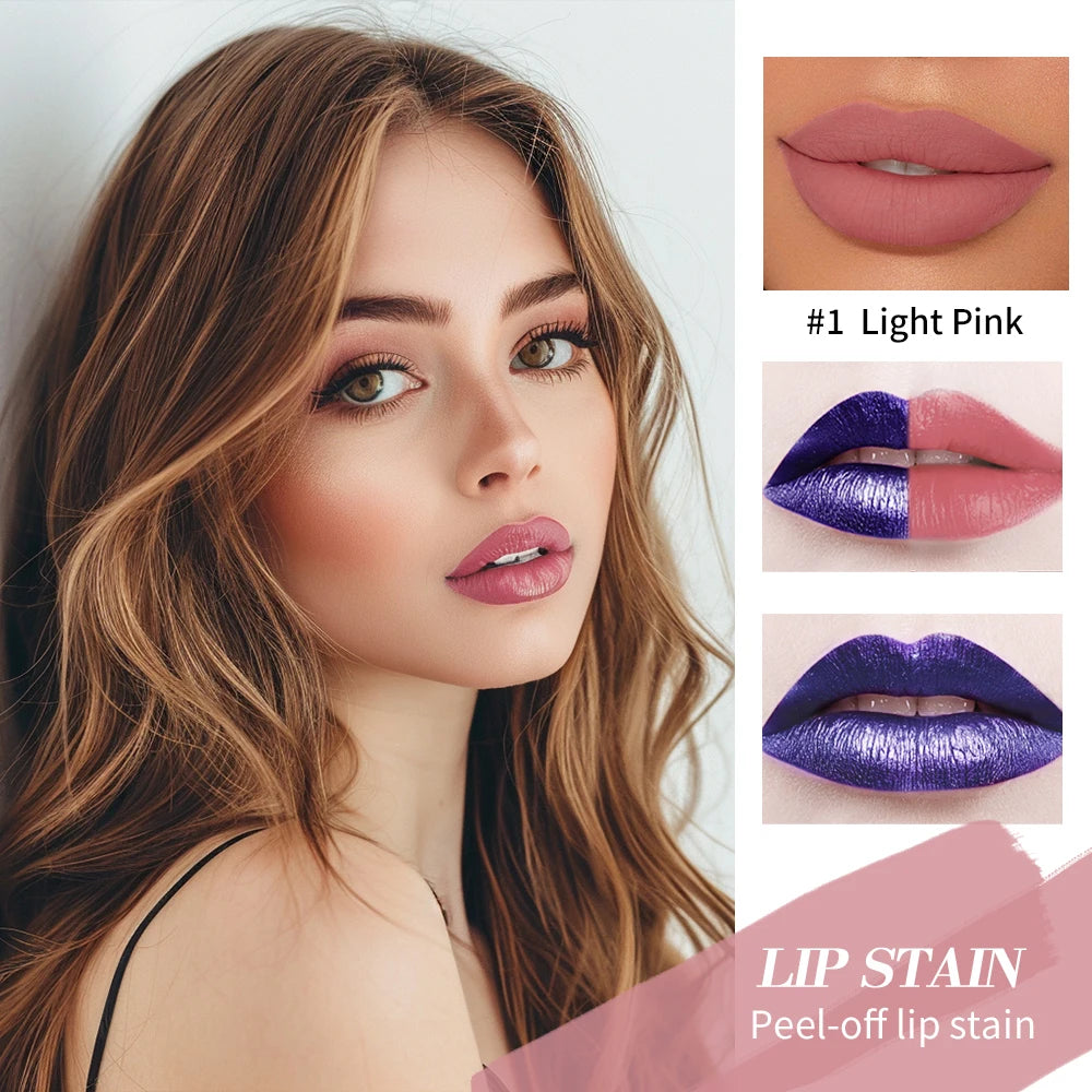 Waterproof Peel-Off Matte Lip Stain