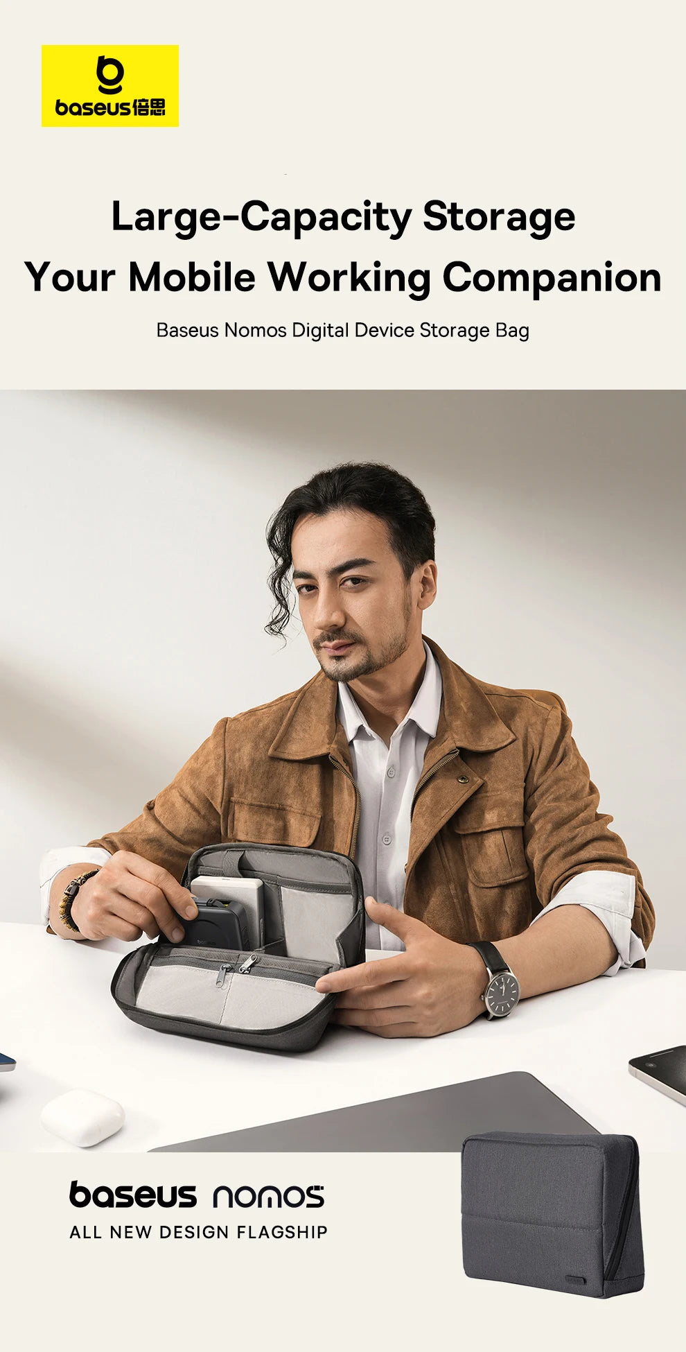 Portable Digital Electronics Travel Organizer Case - 7