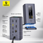 USB-C Triple Display Docking Station for Laptops