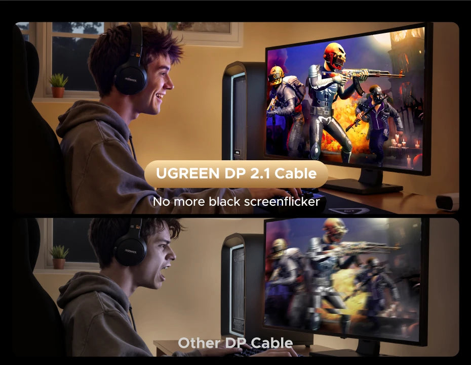 16K DisplayPort 2.1 Cable for Gaming and High-Resolution Monitors - 13