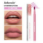 Dual-Sided Long-Lasting Waterproof Lip Stain and Liner Pen