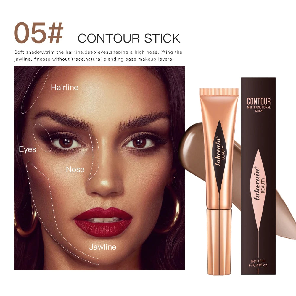 Liquid Contour, Blush and Highlighter Wand with Cushion Applicator