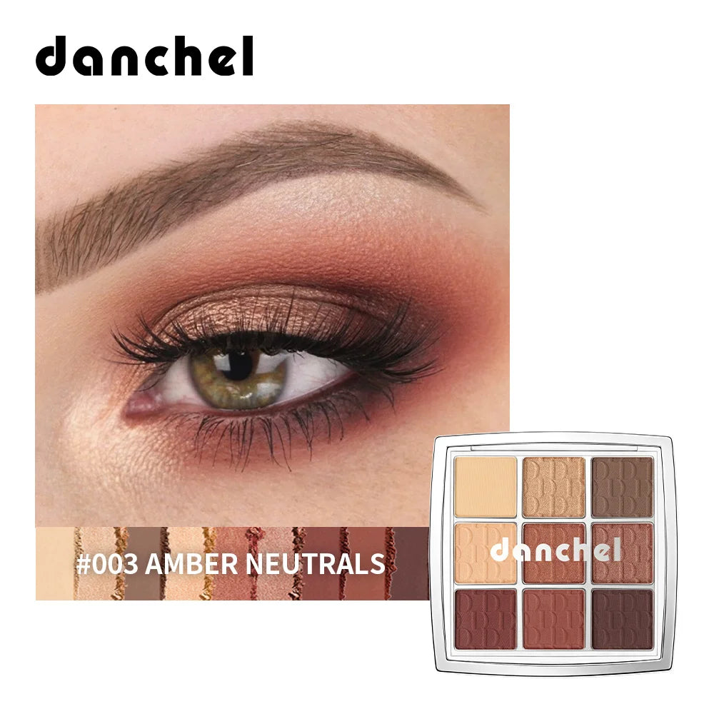 9-Color Professional Matte and Shimmer Eyeshadow Palette - 23