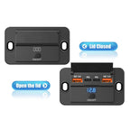 3 or 4 Port USB PD and QC3.0 Fast Charging Socket with LED Display