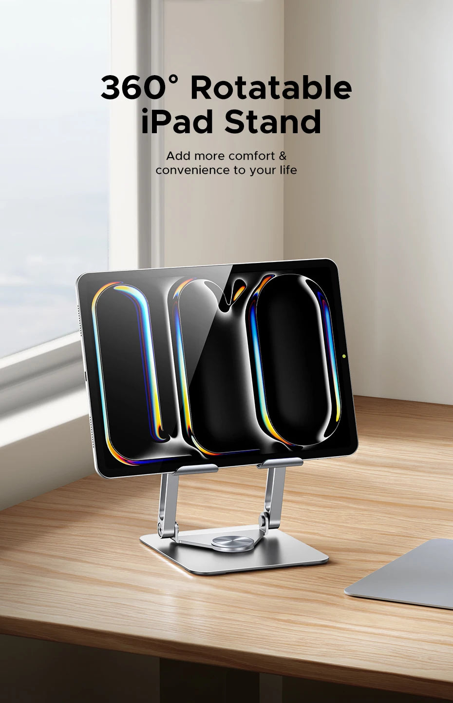 360° Rotating Aluminum Tablet and Phone Stand