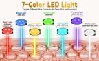 7-Color LED Silicone Facial Light Therapy Mask