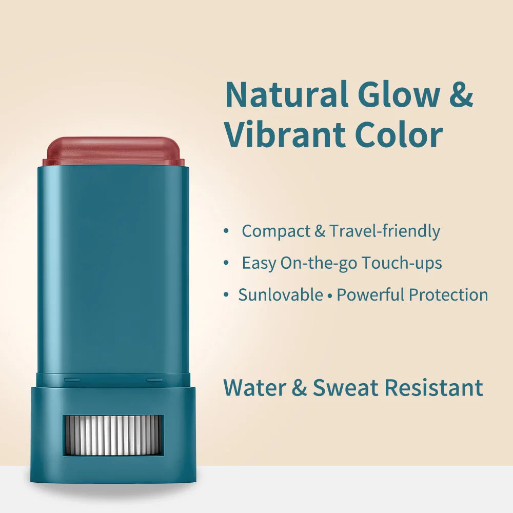 Color Correcting CC Cream and Sunscreen Blush Stick Duo Set - 5