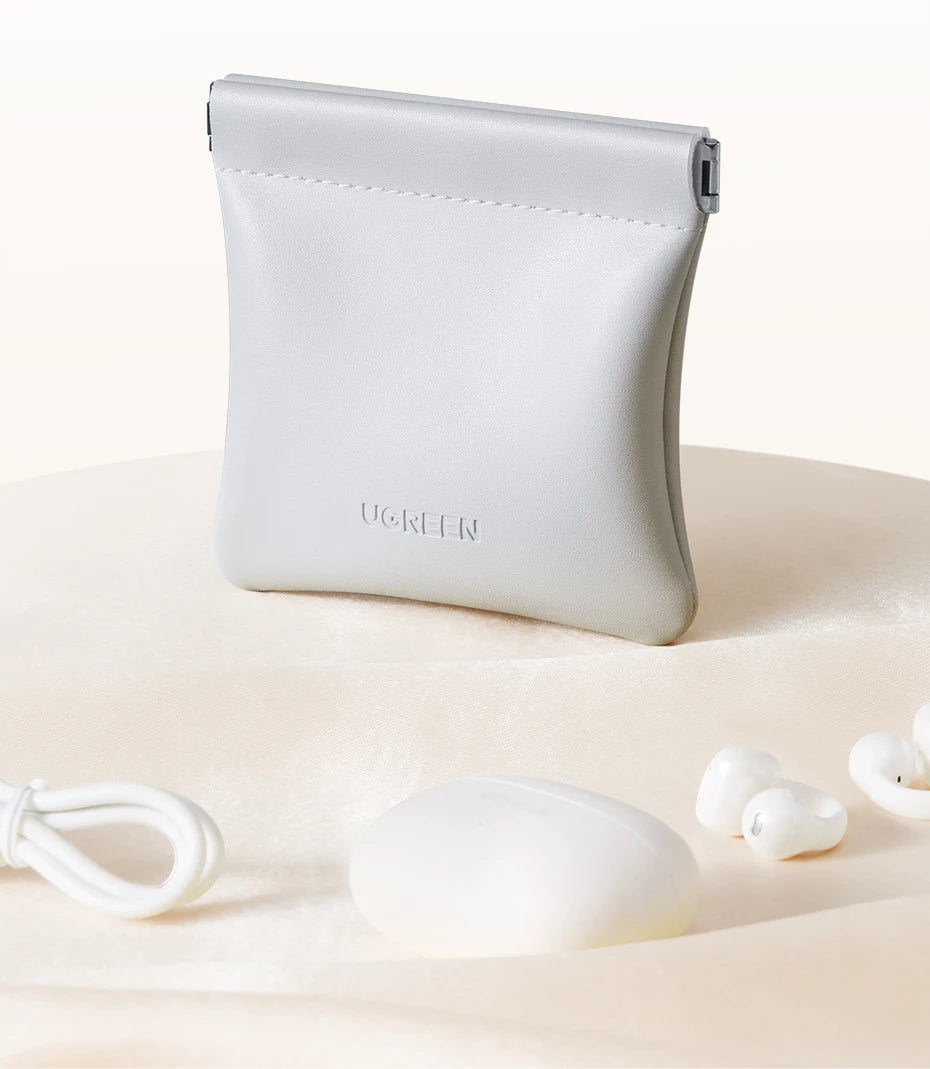 Magnetic Leather Earphone and Earbud Storage Pouch - 8